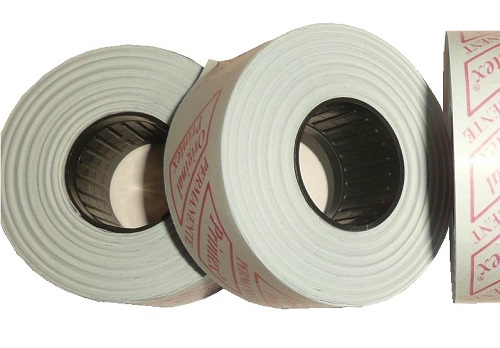 Lot de 6 bobines de 700 estampilles 29 X 28 mm Blanc – Image 2