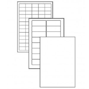 100 PLANCHES EN VELIN BLANC 105 x 148 MM
