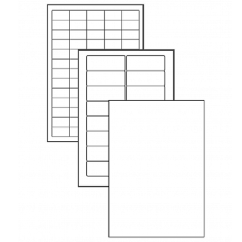 100 PLANCHES EN VELIN BLANC 105 x 148 MM