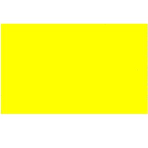 Lot de 6 bobines de 1000 estampilles 26 X 16 mm Fluo jaune