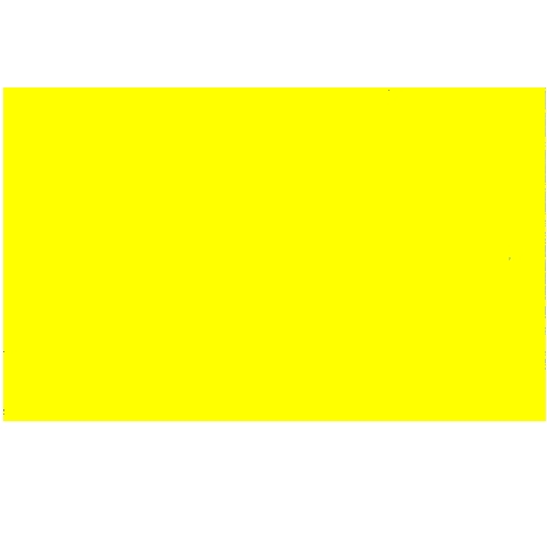 Lot de 6 bobines de 1000 estampilles 26 X 16 mm Fluo jaune
