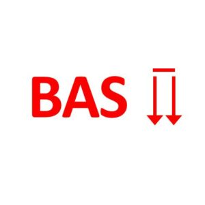 BOBINE "BAS" 015 - 1300 ETIQUETTES 90 X 132 MM VELIN