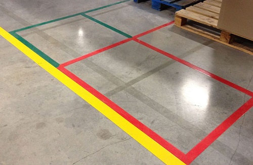 Bandes de marquage au sol
