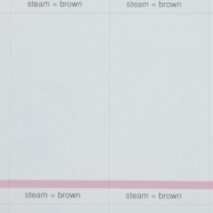 Étiquettes stérilisation boite de 25 planches 48,3 x 25,4 MM