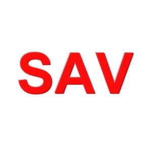 BOBINE "SAV" 025 - 1300 ETIQUETTES 90 X 132 MM VELIN
